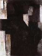 Piet Mondrian Portrait of woman painting